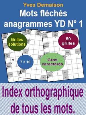 cover image of Mots fléchés anagrammes YD N° 1